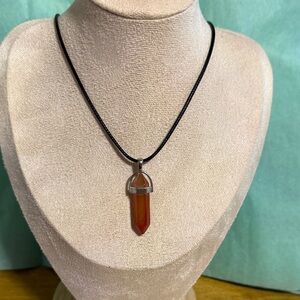 Elegant orange  Pendant Necklace